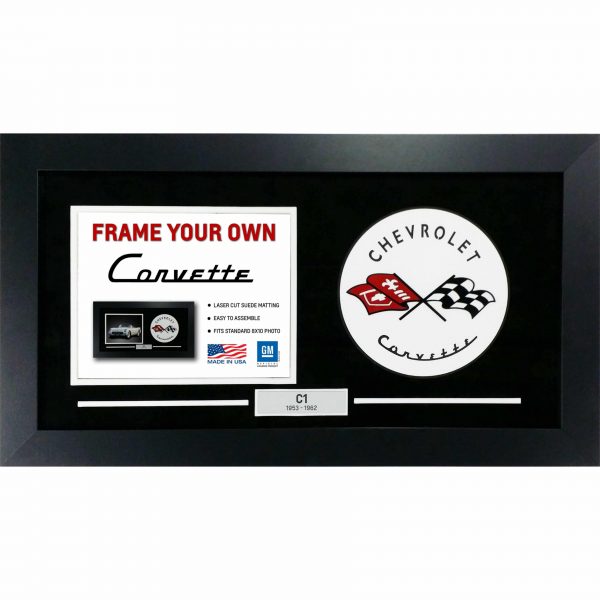 Corvette Generation Emblem Flags - Frame Your Photo - C1