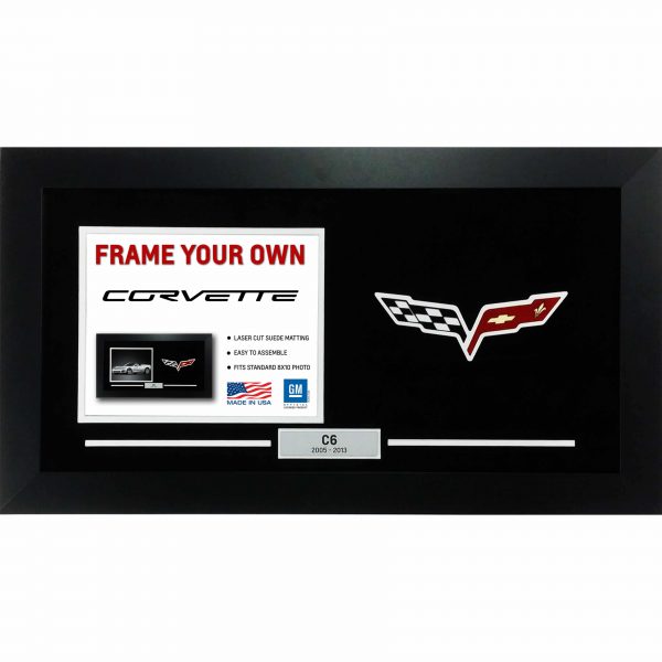 Corvette Generation Emblem Flags - Frame Your Photo - C6