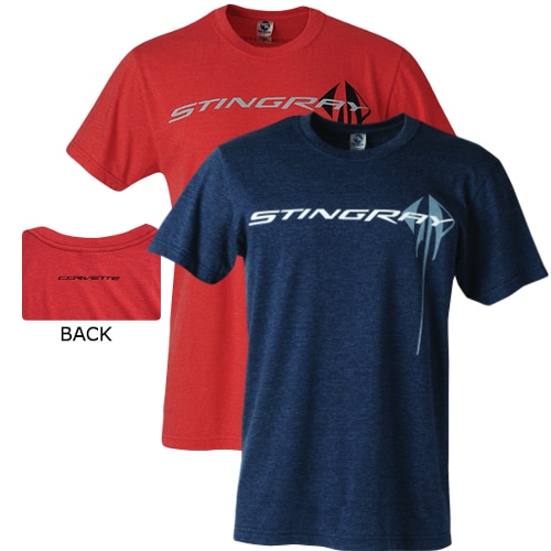 Chevrolet C7 Corvette Stingray T-shirt with Stingray Script and Emblem
